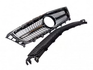 Решётки Mercedes CLS C218 (11-14) - Diamond Black 2