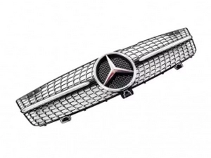 Решётка Mercedes CLS C219 (08-10) рестайлинг - Diamond Black 2