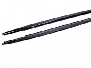 Диффузоры боковых порогов BMW 5 G30/G31 M (17-23) - чёрные глянцевые 2