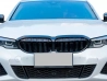 Решітка BMW 3 G20 / G21 (18-22) - подвійні ребра (глянсова) 4