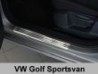 Накладки на пороги VW Golf Sportsvan (14-/17-) - Avisa