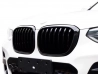 Решітка BMW X4 G02 (18-21) - одинарні ребра (глянсова) 4
