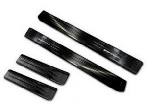 Накладки на пороги VW Passat B7 (11-15) - Avisa (чёрные)
