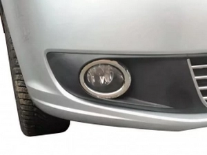 Хром накладки на противотуманки VW Touran I (GP2; 10-15) рестайлинг 4