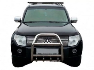 Кенгурятник Mitsubishi Pajero Wagon III (99-06) – високий 2