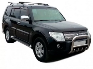 Кенгурятник Mitsubishi Pajero Wagon IV (06-21) - низкий 2