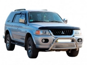 Кенгурятник Mitsubishi Pajero Sport I (96-08) - с двумя перемычками 2