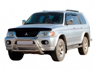 Кенгурятник Mitsubishi Pajero Sport I (96-08) - с двумя перемычками 3