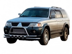 Кенгурятник Mitsubishi Pajero Sport I (96-08) - с зубьями 3