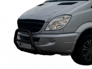 Кенгурятник Mercedes Sprinter W906 (06-18) - чорний 3