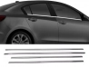 Хром нижні молдинги вікон Mazda 3 II (BL; 09-13) Sedan 1