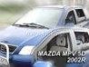 Дефлектори вікон Mazda MPV II (LW; 99-06) - Heko (вставні) 3