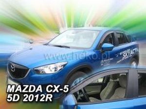 Дефлектори вікон Mazda CX-5 I (KE; 12-17) - Heko (вставні) 3