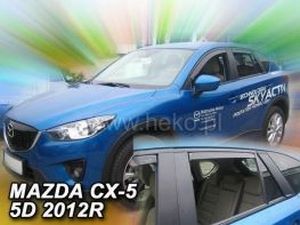 Дефлектори вікон Mazda CX-5 I (KE; 12-17) - Heko (вставні) 4