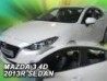 Дефлекторы окон Mazda 3 III (BM; 13-18) Sedan / HB - Heko (вставные)