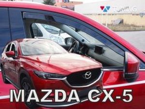 Дефлектори вікон Mazda CX-5 II (KF; 17-) - Heko (вставні) 3