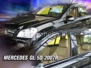 Дефлекторы окон Mercedes GL X164 (06-12) - Heko (вставные) 3
