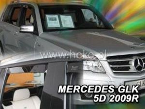 Дефлектори вікон Mercedes GLK X204 (08-15) - Heko (вставні) 4