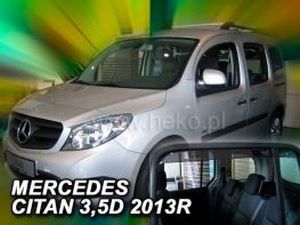 Дефлекторы окон Mercedes Citan W415 (12-21) 5D - Heko (4 шт.) 3