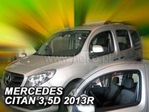 Дефлектори вікон Mercedes Citan W415 (12-21) 5D - Heko (4 шт.) 4