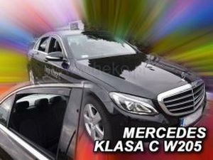 Дефлектори вікон Mercedes C W205 (14-21) Sedan - Heko (вставні) 4