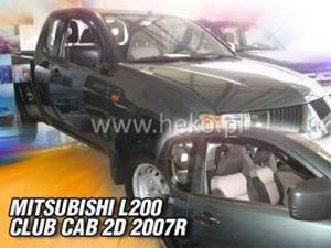 Дефлектори вікон Mitsubishi L200 IV Club Cab (06-15) 2D - Heko 3