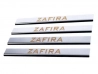 Накладки на пороги Opel Zafira B (05-14) - Carmos 1