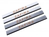 Накладки на пороги Opel Zafira B (05-14) - Carmos 2