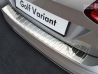 Накладка на задній бампер VW Golf VII (17-) Універсал - Avisa (сталь) 5