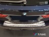 Накладка на задній бампер BMW 5 G31 (17-20) Touring - Avisa (сталь) 4