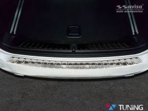 Накладка на задній бампер BMW X3 G01 / G01 M (17-24) - срібна 5