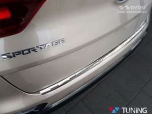 Накладка на бампер Kia Sportage IV (QL; 18-21) рестайлинг - Avisa 5