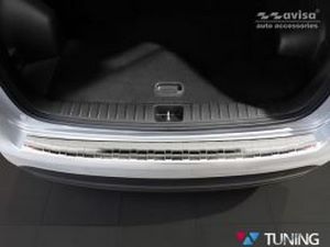 Накладка на задний бампер Hyundai Tucson III (TL; 18-20) - Avisa (стальная) 4