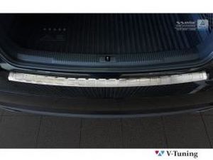 Накладка на задний бампер Audi A6 C7 (14-18) Sedan 4