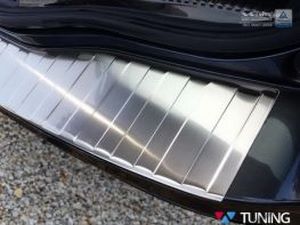 Накладка на задний бампер Ford Mondeo Mk5 (14-22) Turnier - Avisa (сталь) 2
