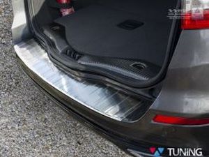 Накладка на задний бампер Ford Mondeo Mk5 (14-22) Turnier - Avisa (сталь) 3