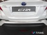 Накладка на задній бампер Toyota C-HR (17-) - Avisa (сталева) 3