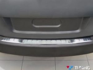 Накладка на бампер Skoda Fabia II (5J; 07-15) Универсал - Avisa 2