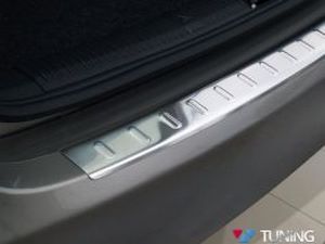 Накладка на бампер Skoda Fabia II (5J; 07-15) Универсал - Avisa 3