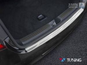 Накладка на бампер Mercedes GLC Coupe C253 (16-/20-) - стальная 5