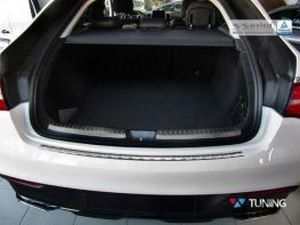 Накладка на задний бампер Mercedes GLE Coupe C292 (15-19) - сталь 3