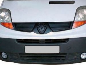 Зимняя накладка на решётку Renault Trafic II (01-14) - верхняя 5