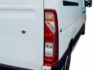 Хром на задні заглушки Renault Master III (10-) 4