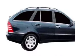 Хром нижние молдинги окон Mercedes E W211 (02-09) Универсал 4