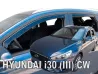 Дефлектори вікон Hyundai i30 III (PD; 17-23) HB / SW - Heko (вставні) 3