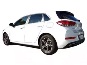 Накладка на задний бампер Hyundai i30 III (PD; 21-) HB - Avisa (сталь) 6