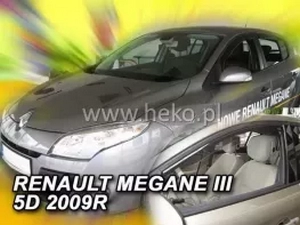 Дефлекторы окон Renault Megane III (09-16) Универсал - Heko (вставные) 3