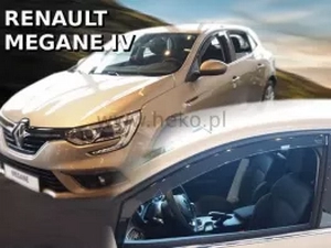 Дефлекторы окон Renault Megane IV (16-/20-) Хэтчбек - Heko (вставные) 3