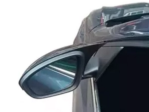 Накладки на зеркала Renault Megane IV (16-) - Bat стиль (чёрные) 4