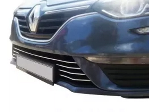 Хром на решётку бампера Renault Megane IV (16-20) 4